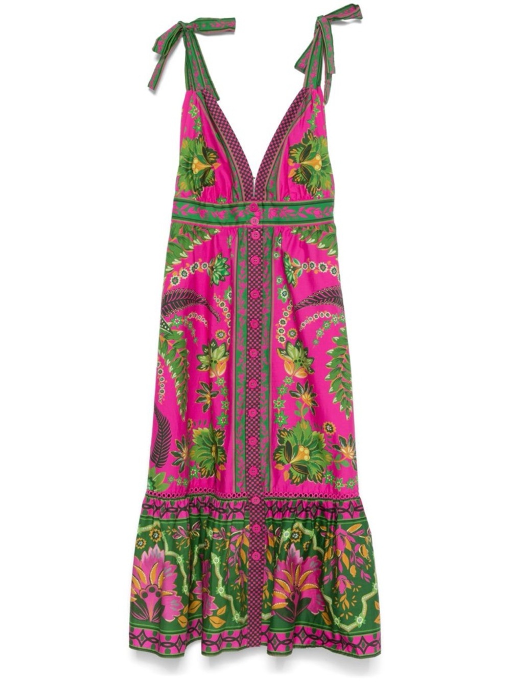 FARM Rio Ana Tapestry Midi Dress Size XL NWT - Picture 5 of 14